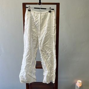 Reformation Tanager Camisole and Wide Leg Pants in White sz. Medium